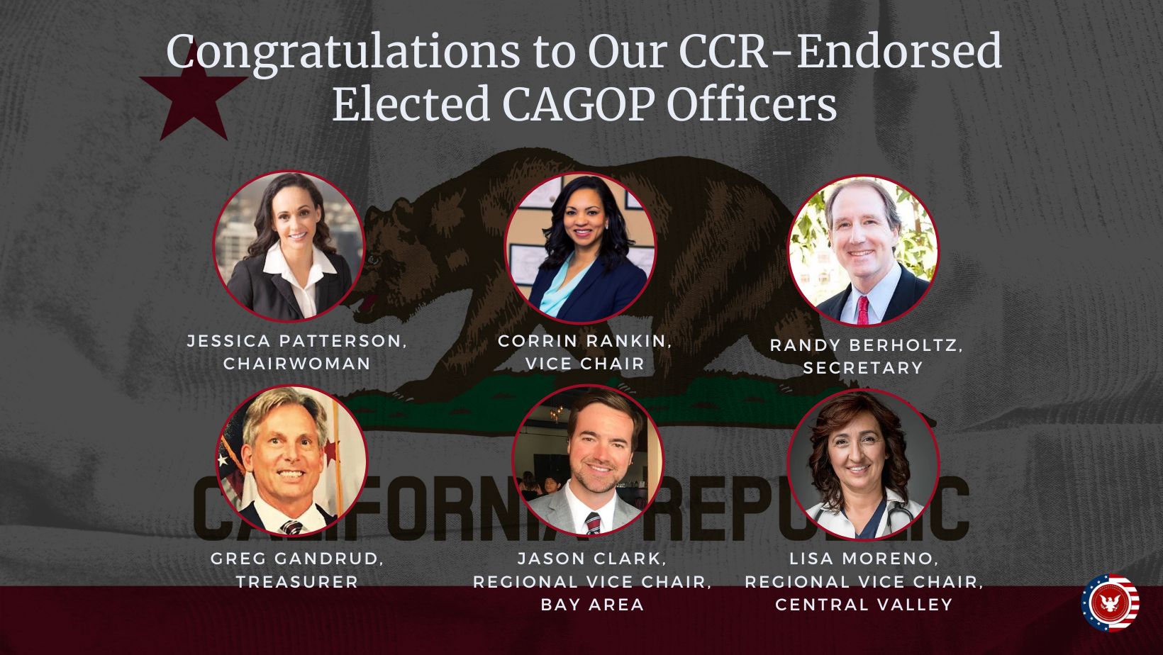 CAGOP Congratulates   California Republican Party